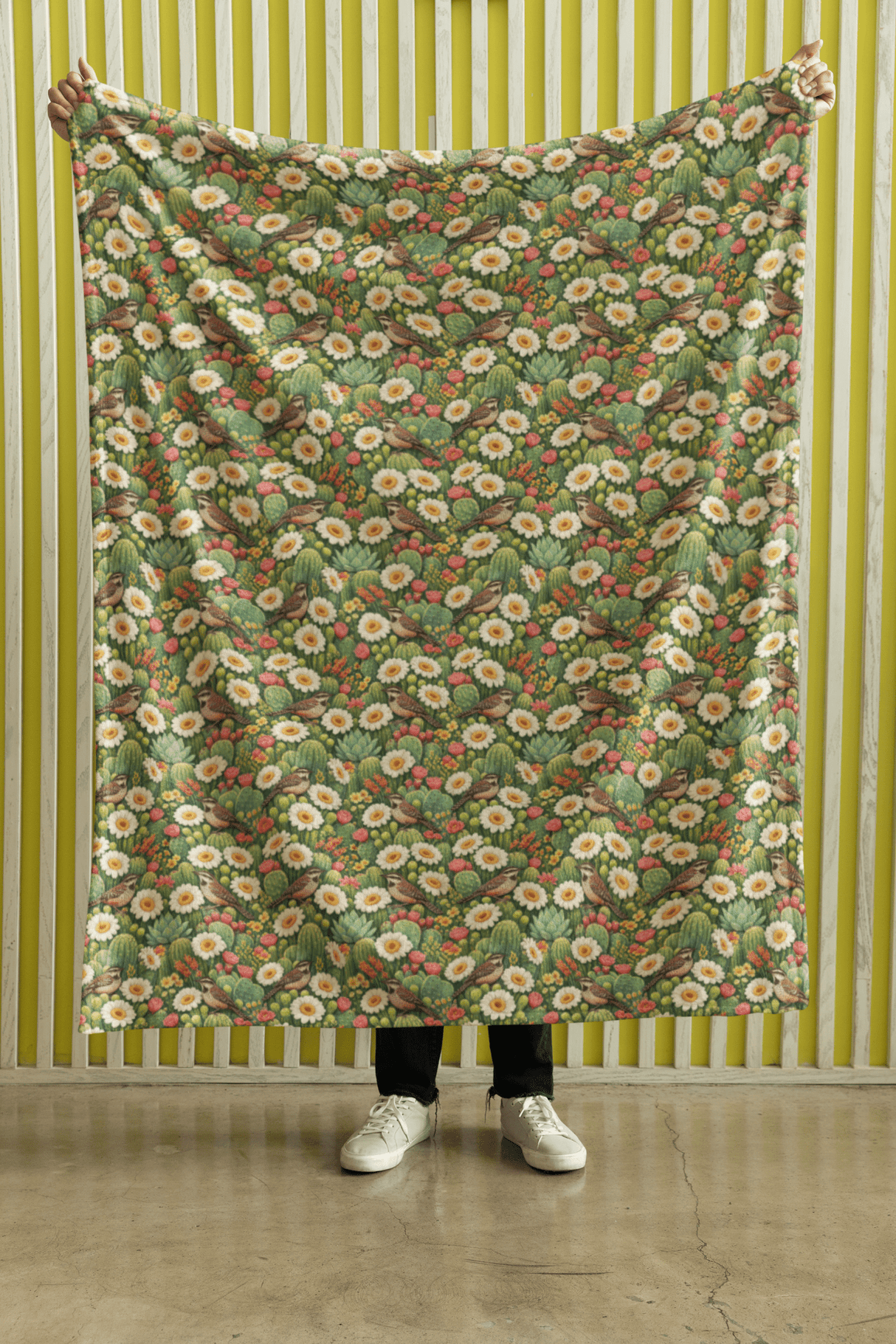 Arizona Flora & Fauna Sherpa Blanket - London Penny Gift Wrap