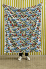 North Carolina Flora & Fauna Sherpa Blanket - London Penny Gift Wrap