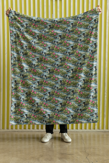 Minnesota Flora & Fauna Sherpa Blanket