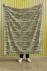 Vermont Postcard Memories Sherpa Blanket - London Penny Gift Wrap