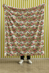 Oklahoma Flora & Fauna Sherpa Blanket - London Penny Gift Wrap