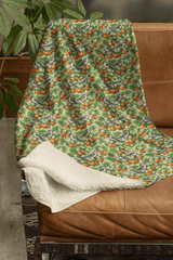 Florida Flora & Fauna Sherpa Blanket - London Penny Gift Wrap