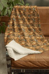 South Dakota Badlands Beauty Sherpa Blanket - London Penny Gift Wrap