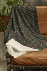 Louisiana French Quarter Flourish Sherpa Blanket - London Penny Gift Wrap