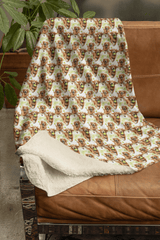 Golden Playtime Sherpa Blanket - London Penny Gift Wrap