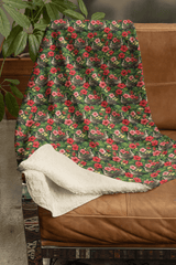 Hawaii Flora & Fauna Sherpa Blanket - London Penny Gift Wrap