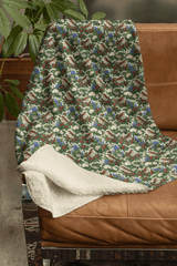 District of Columbia Flora & Fauna Sherpa Blanket - London Penny Gift Wrap