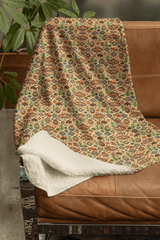 New Mexico Santa Fe Earth Sherpa Blanket - London Penny Gift Wrap
