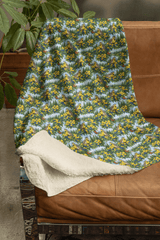 Oregon Flora & Fauna Sherpa Blanket - London Penny Gift Wrap