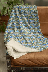 Idaho Flora & Fauna Sherpa Blanket - London Penny Gift Wrap