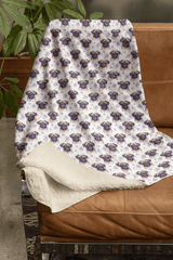 Pugs & Hugs Sherpa Blanket - London Penny Gift Wrap