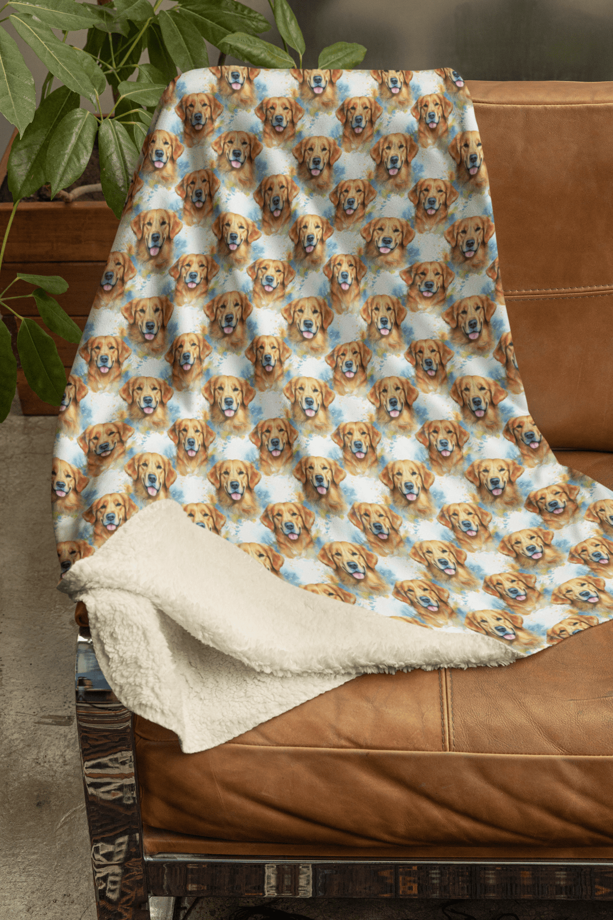 The Golden Standard Sherpa Blanket - London Penny Gift Wrap