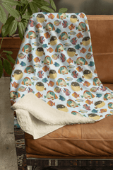Fin-tastic Fiesta Sherpa Blanket - London Penny Gift Wrap