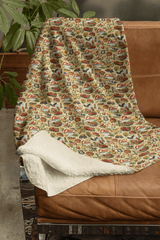 Ohio Heritage Heart Sherpa Blanket - London Penny Gift Wrap