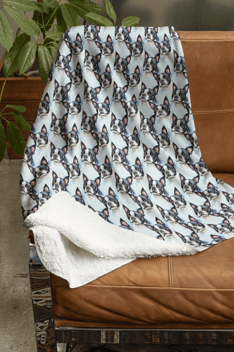 Boston Bounce! Sherpa Blanket - London Penny Gift Wrap