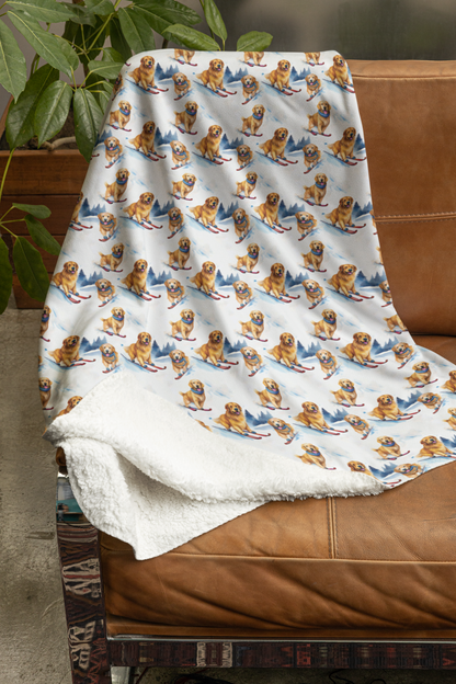 Golden Glide Sherpa Blanket