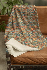 Alabama Postcard Memories Sherpa Blanket - London Penny Gift Wrap
