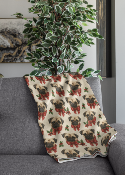 Snug & Snorty Nights Sherpa Blanket