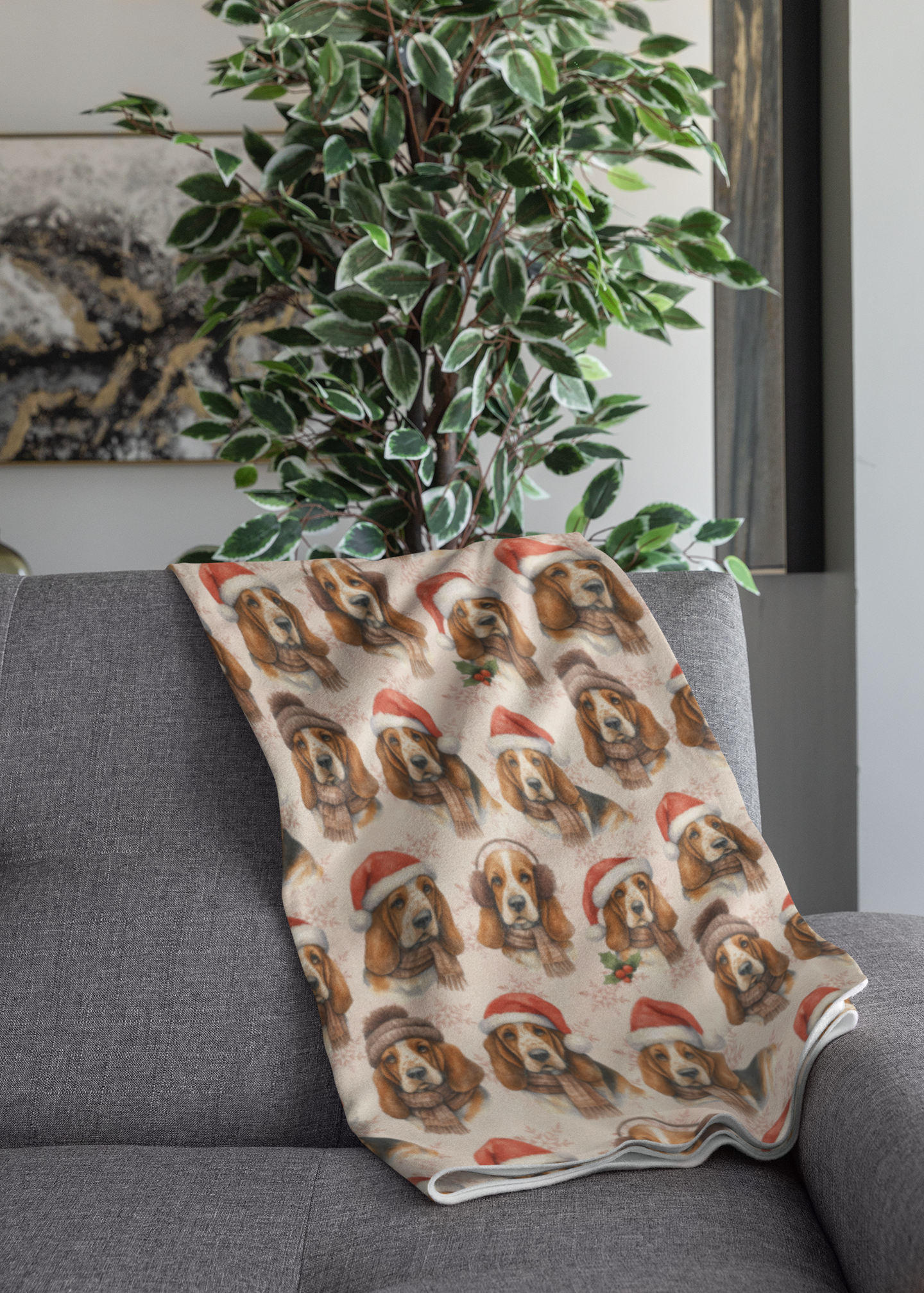 Low and Slow, Mistletoe Glow Sherpa Blanket