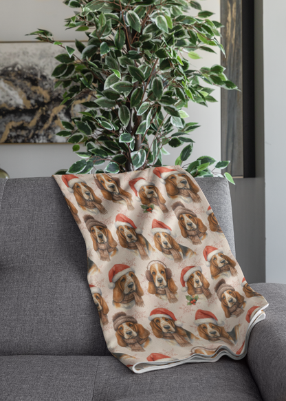 Low and Slow, Mistletoe Glow Sherpa Blanket