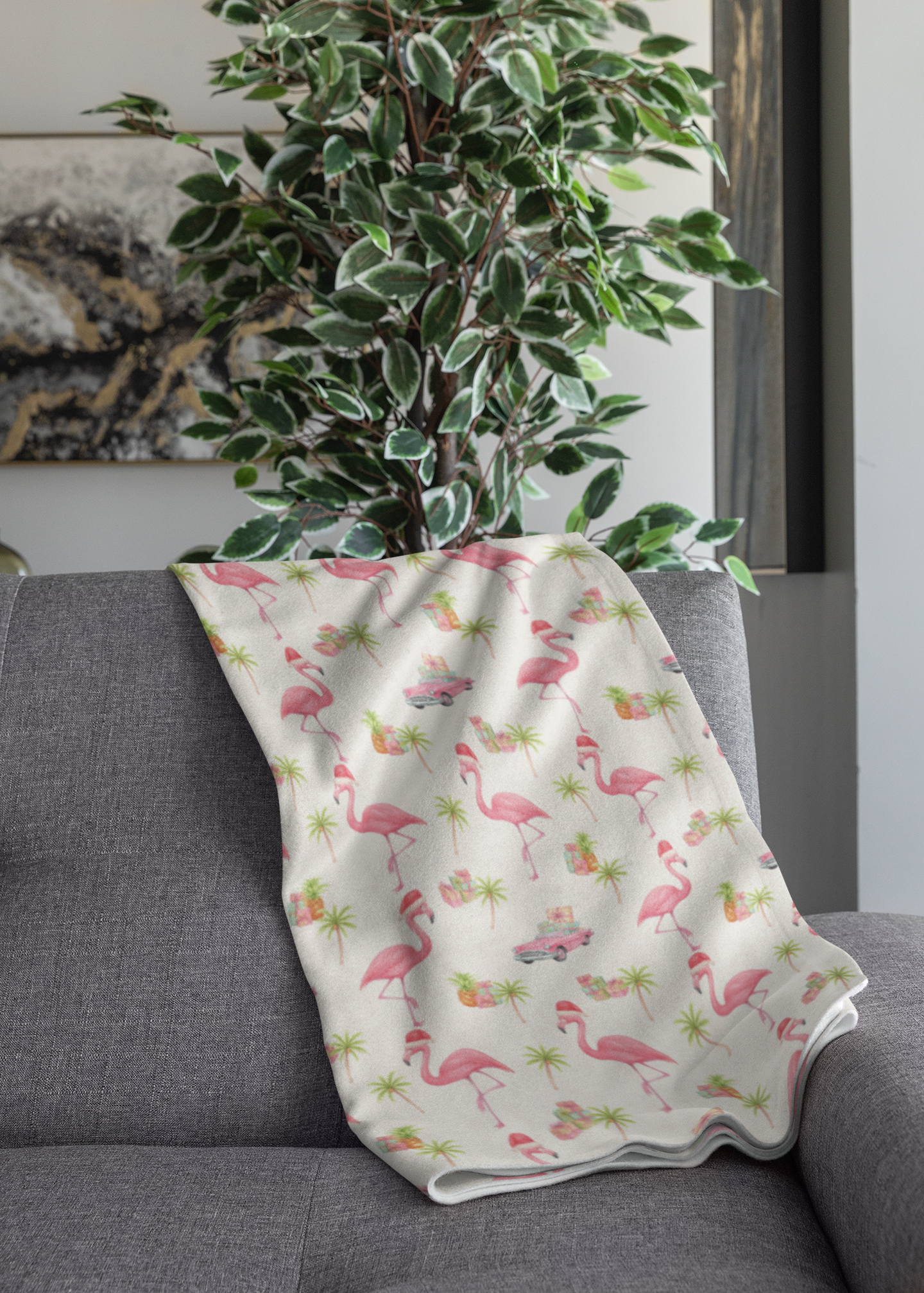 Tropic Like It's Hot Sherpa Blanket