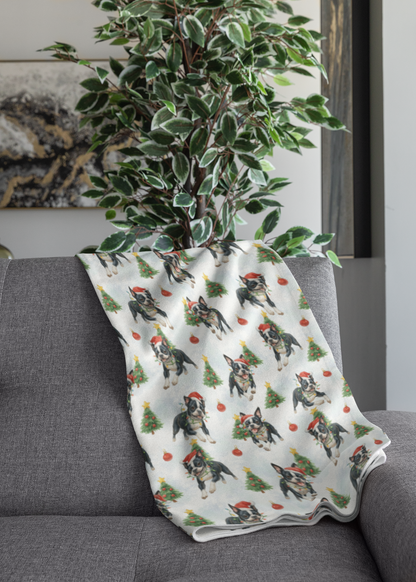 Twinkle Toes Terrier Sherpa Blanket