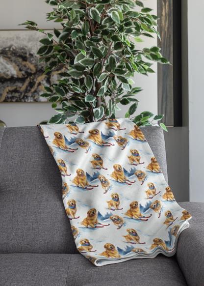 Golden Glide Sherpa Blanket