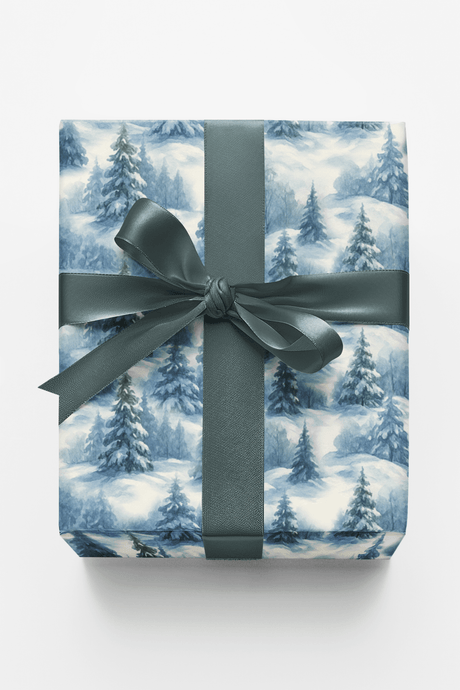 Enchanted Snowy Forest - London Penny Gift Wrap