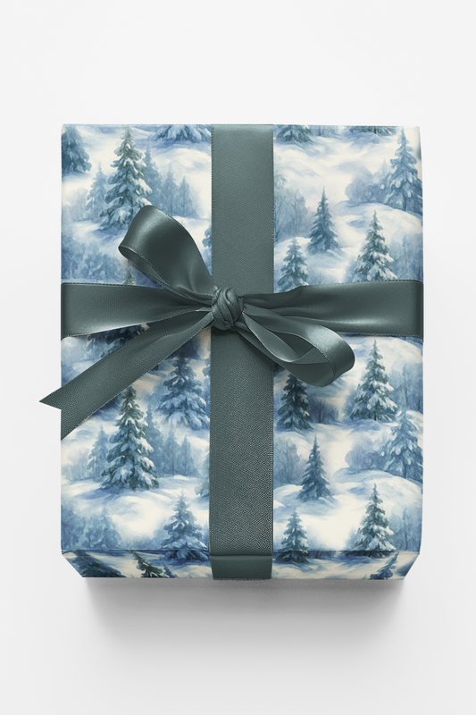 Enchanted Snowy Forest