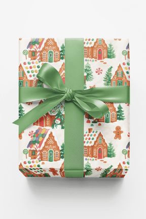 Gingerbread Lane Holiday - London Penny Gift Wrap