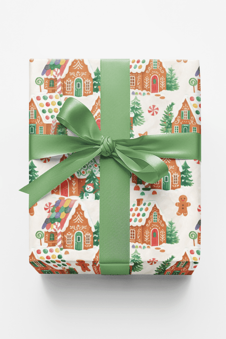 Gingerbread Lane Holiday - London Penny Gift Wrap