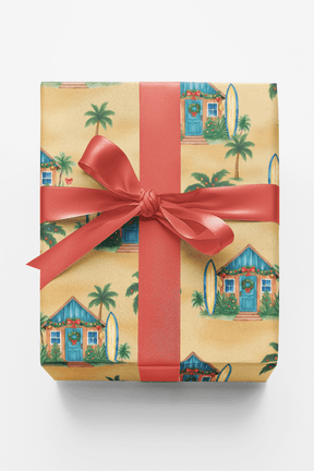 Sun-Kissed Holiday Homes - London Penny Gift Wrap