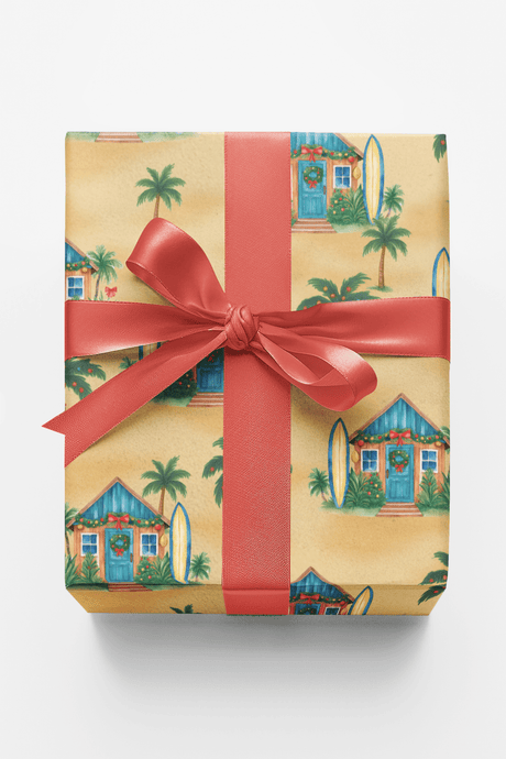 Sun-Kissed Holiday Homes - London Penny Gift Wrap