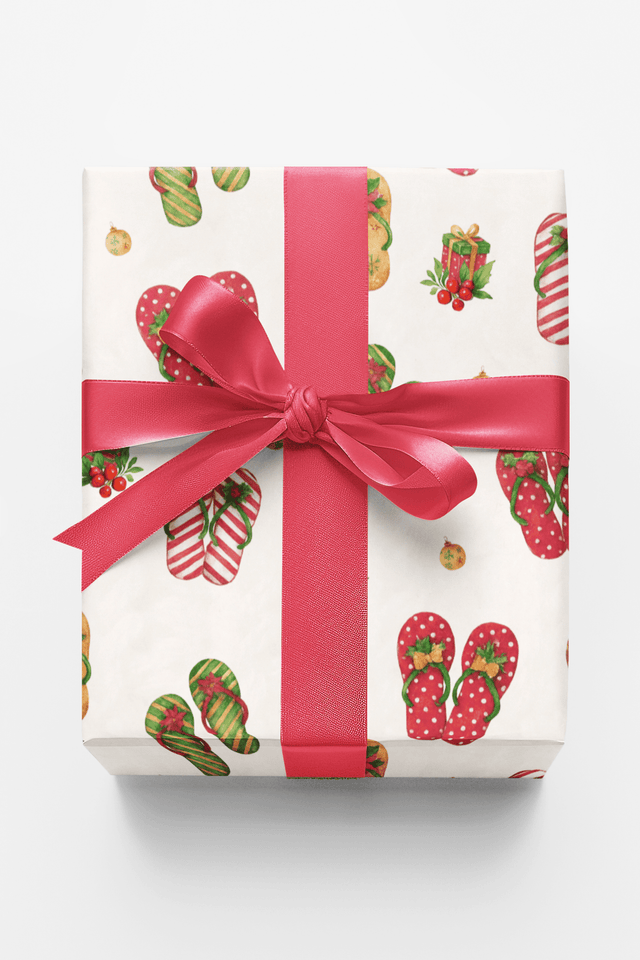 Snug Steps of the Season - London Penny Gift Wrap