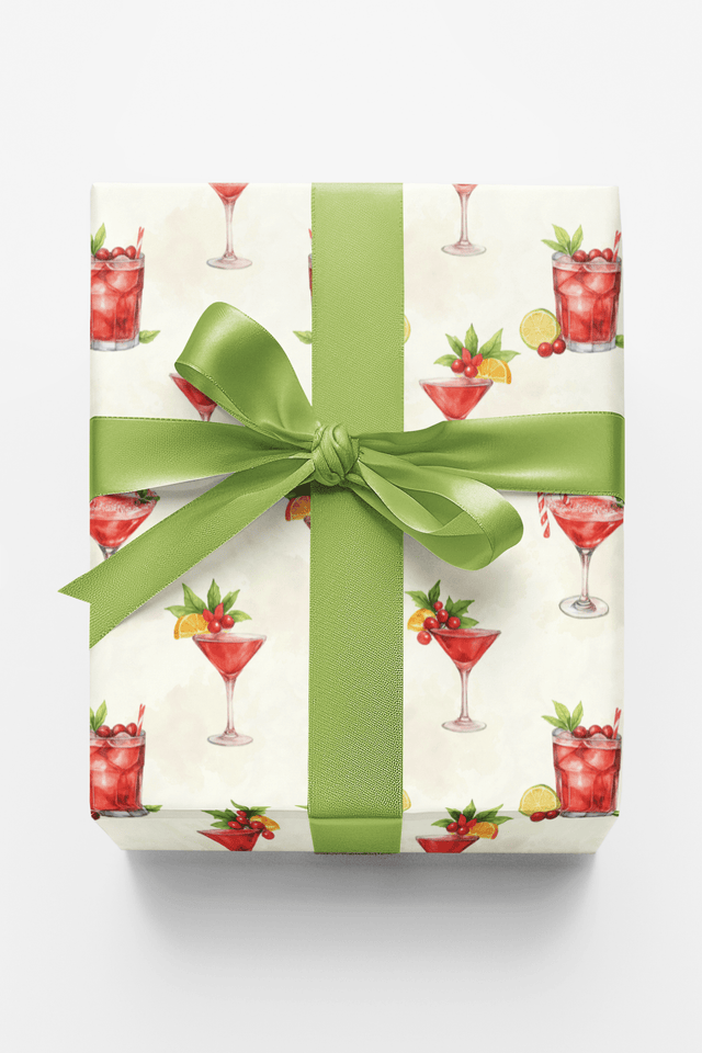 Christmas Happy Hour - London Penny Gift Wrap
