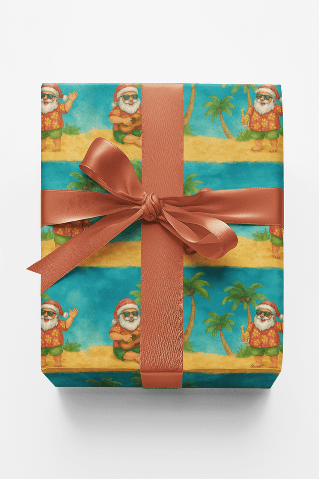 Aloha Santa - London Penny Gift Wrap