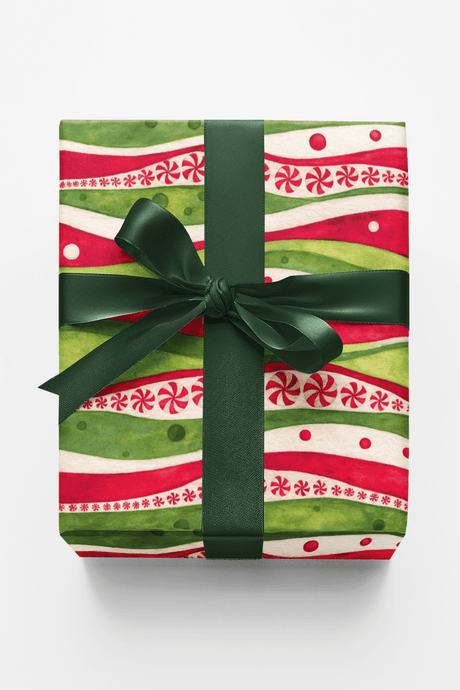 Peppermint Whispers - London Penny Gift Wrap