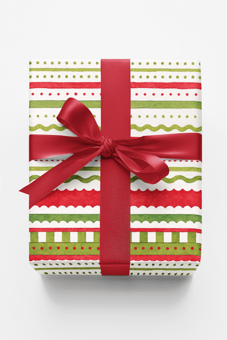 Merry Strokes - London Penny Gift Wrap