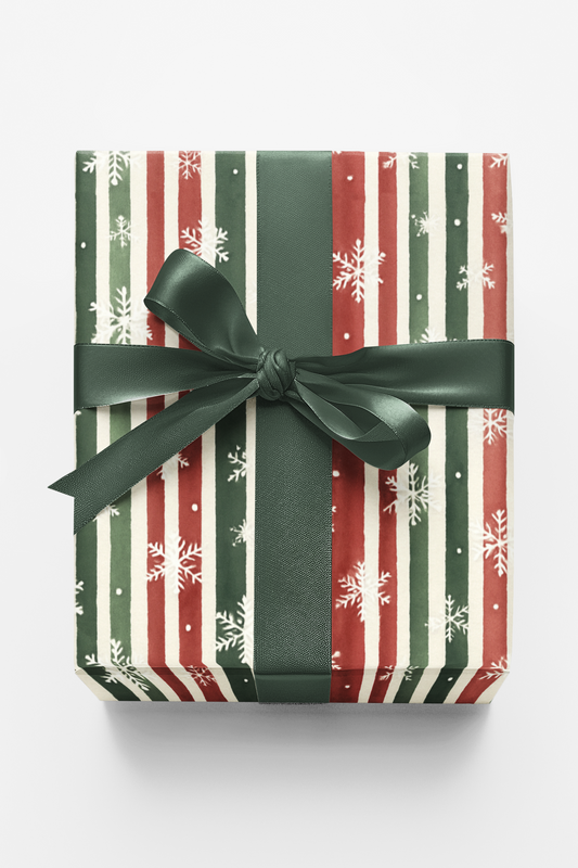 Frosted Holiday Stripes