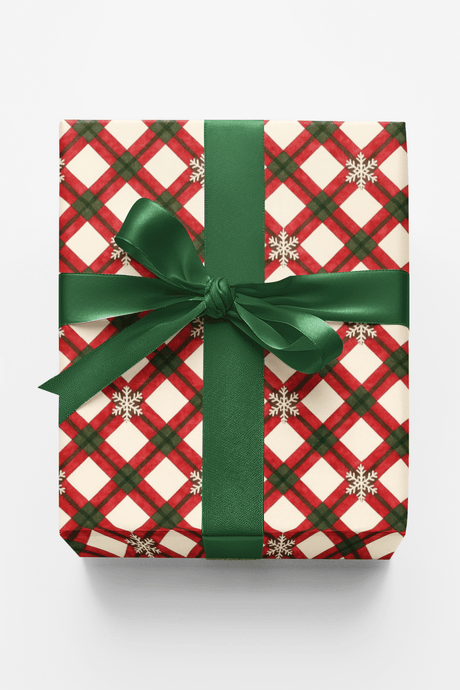 Holly Jolly Plaid - London Penny Gift Wrap