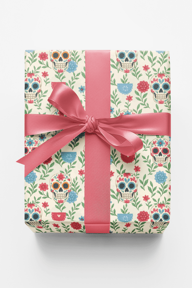 Fiesta de Calaveras - London Penny Gift Wrap