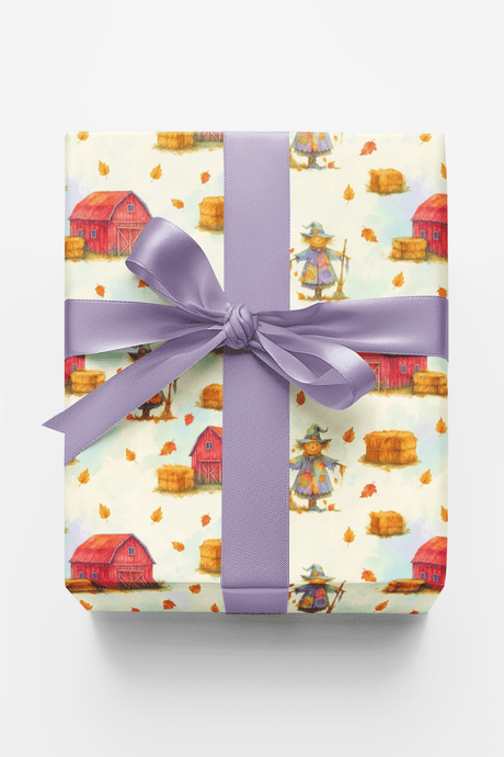 Autumn Barnyard - London Penny Gift Wrap
