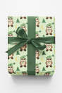 Snowshoe Owl Wrapping Paper | Michelle Gilsey | Artist Corner - London Penny Gift Wrap