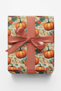 Harvest Pumpkins Toile - London Penny Gift Wrap