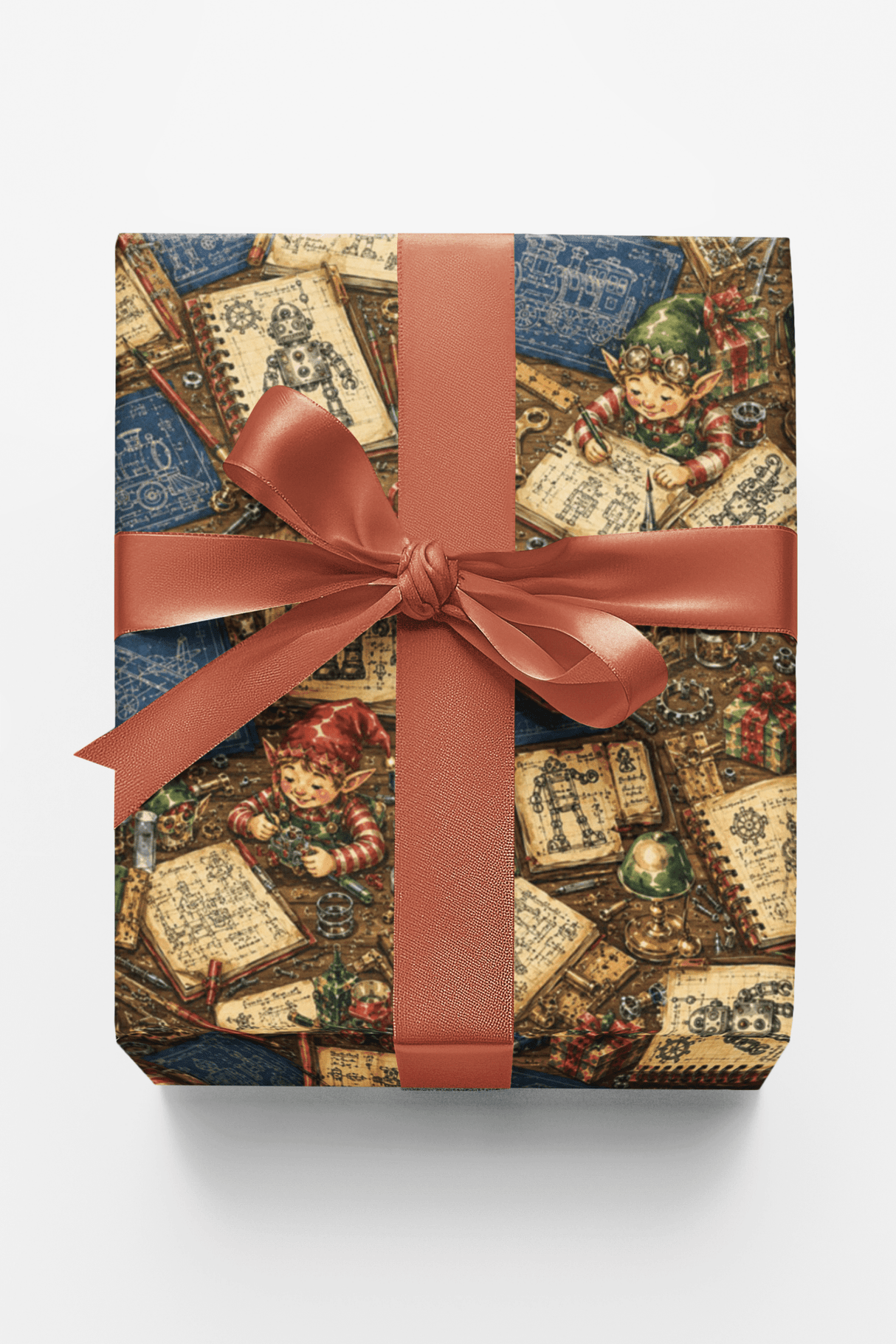 LIMITED TIME | Elf Engineering Studio Wrapping Paper - London Penny Gift Wrap