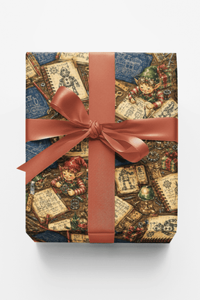 LIMITED TIME | Elf Engineering Studio Wrapping Paper - London Penny Gift Wrap