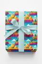 Pixel Kingdom Quest Wrapping Paper - London Penny Gift Wrap