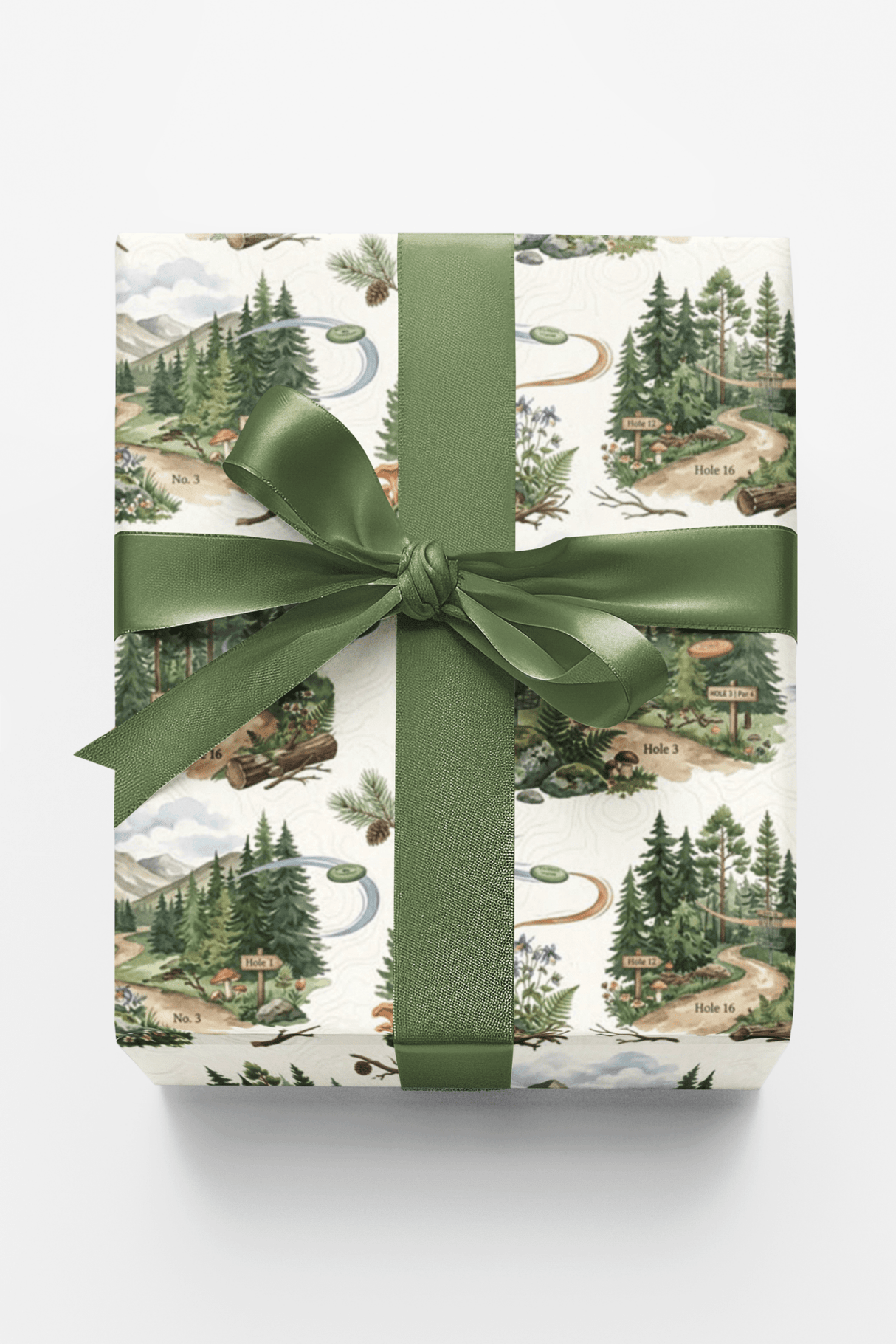 Alpine Disc Adventure Wrapping Paper - London Penny Gift Wrap