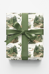 Alpine Disc Adventure Wrapping Paper - London Penny Gift Wrap