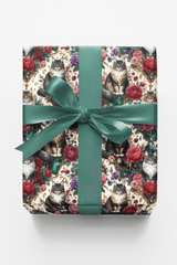 Luxury Jewel Garden (Maine Coon) Wrapping Paper - London Penny Gift Wrap